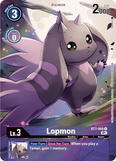 Lopmon (Alternate Art) BT7-068 R (Next Adventure)