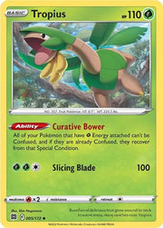 Tropius 005/172 · Reverse Holofoil (Brilliant Stars)
