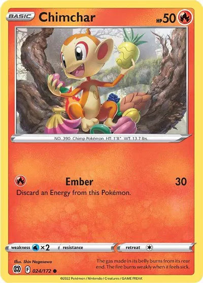 Chimchar 024/172 · Normal (Brilliant Stars)