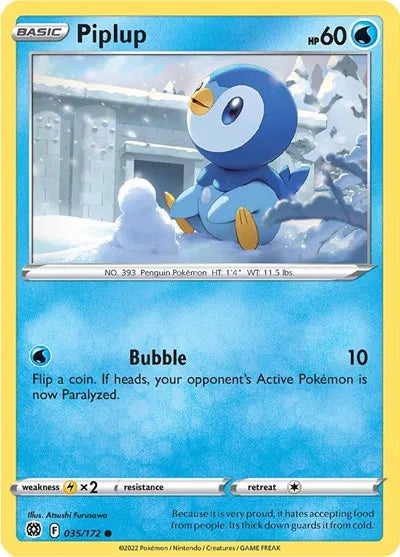 Piplup 035/172 · Normal (Brilliant Stars)
