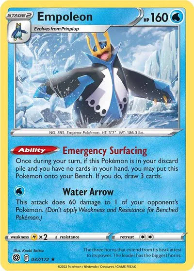 Empoleon 037/172 Holo (Brilliant Stars)