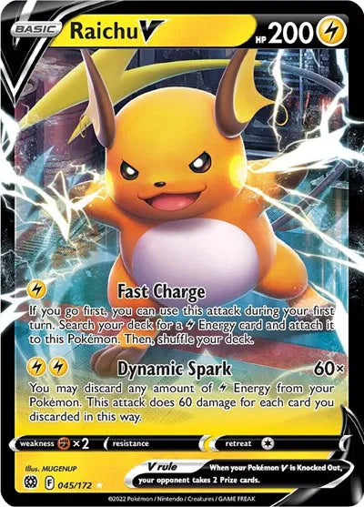 Raichu V 045/172 (Brilliant Stars)