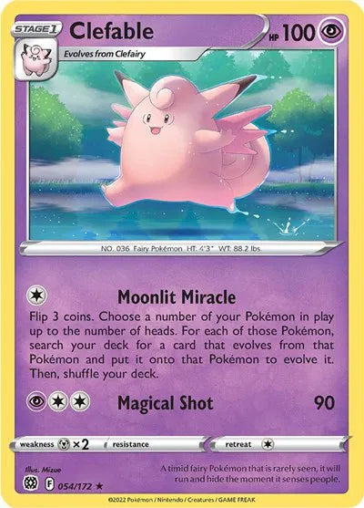 Clefable 054/172 (Brilliant Stars)