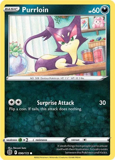 Purrloin 090/172 · Normal (Brilliant Stars)