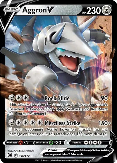 Aggron V 096/172 (Brilliant Stars)