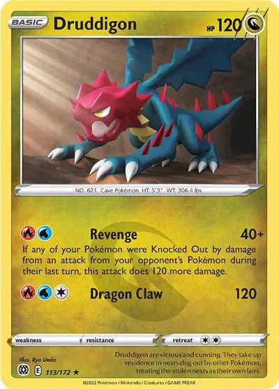 Druddigon 113/172 · Normal (Brilliant Stars)