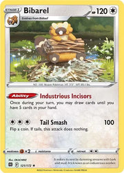 Bibarel 121/172 · Holofoil (Brilliant Stars)