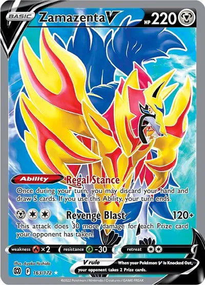 Zamazenta V (Full Art) 163/172 (Brilliant Stars)