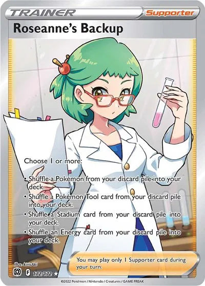 Roseanne's Backup (Full Art) 172/172 (Brilliant Stars)