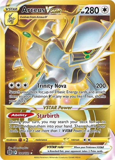 Arceus VSTAR (Secret) 184/172 (Brilliant Stars)