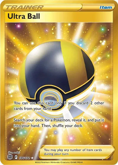 Ultra Ball (Secret) 186/172 · Holofoil (Brilliant Stars)