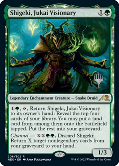 Shigeki, Jukai Visionary 206 · Normal (Promo Pack: Kamigawa: Neon Dynasty)
