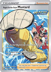 Rapid Strike Style Mustard TG27/TG30 · Holofoil (Brilliant Stars Trainer Gallery)