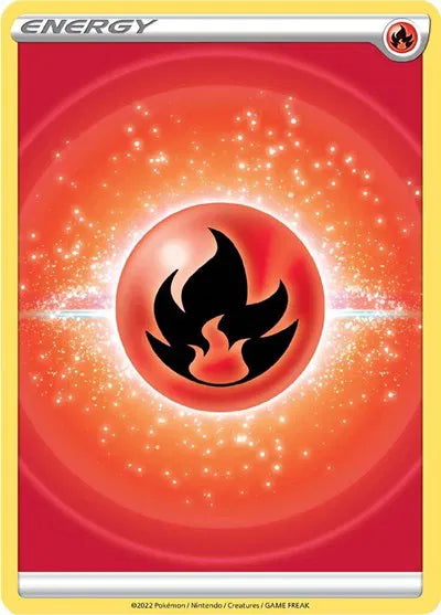 Fire Energy (2022 Unnumbered) · Reverse Holofoil (Brilliant Stars)