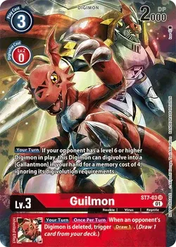 Guilmon (Tamer's Evolution Box 2) ST7-03 SR (Starter Deck 07: Gallantmon)