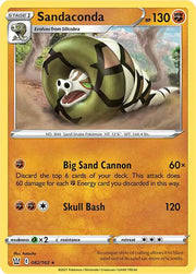 Sandaconda (Cosmos Holo) 082/163 (Miscellaneous Cards & Products)