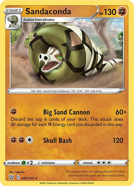 Sandaconda (Cosmos Holo) 082/163 (Miscellaneous Cards & Products)