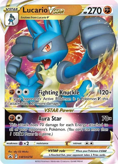 Lucario VSTAR SWSH214 (Sword & Shield Promo)