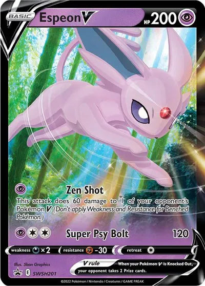 Espeon V SWSH201 (Sword & Shield Promo)
