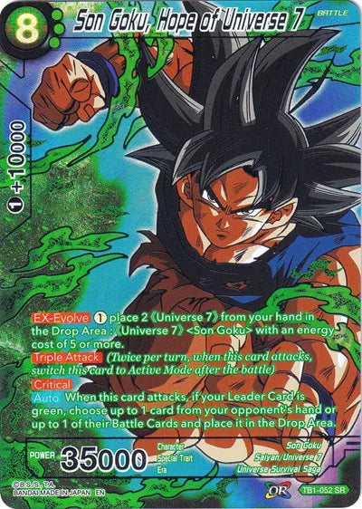 Son Goku, Hope of Universe 7 TB1-052 (Collector's Selection Vol. 2)
