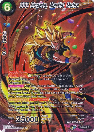 SS3 Gogeta, Martial Melee P-286 (Collector's Selection Vol. 2)