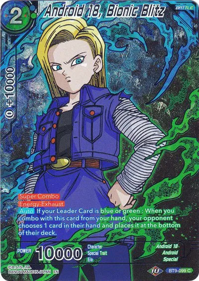 Android 18, Bionic Blitz BT9-099 (Collector's Selection Vol. 2)