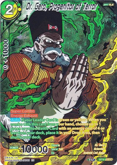 Dr. Gero, Progenitor of Terror BT9-115 · Foil (Collector's Selection Vol. 1)