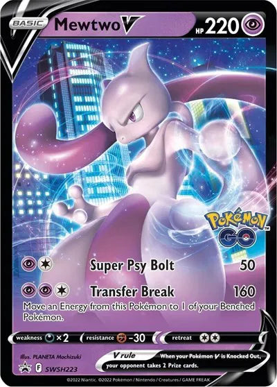 Mewtwo V SWSH223 (Sword & Shield Promo)