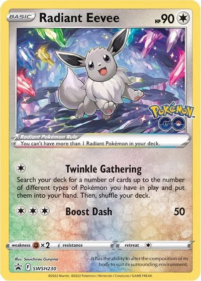 Radiant Eevee SWSH230 (Sword & Shield Promo)