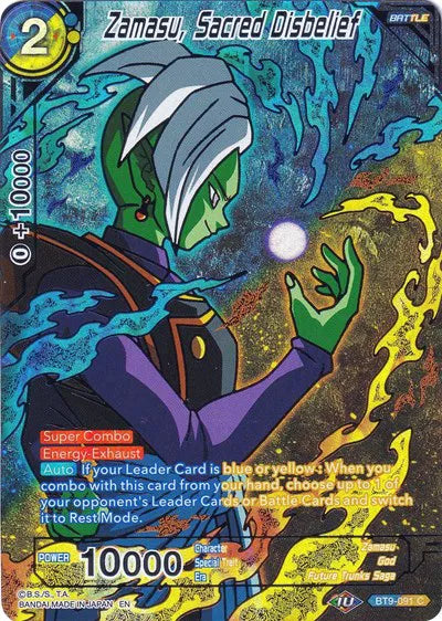 Zamasu, Sacred Disbelief BT9-091 (Collector's Selection Vol. 2)