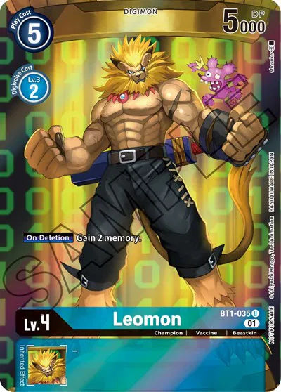 Leomon (Tamer's Card Set 1) BT1-035 U (Release Special Booster)