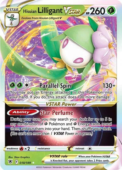 Hisuian Lilligant VSTAR 018/189 (Astral Radiance)