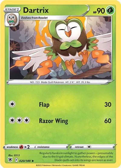 Dartrix 020/189 · Normal (Astral Radiance)