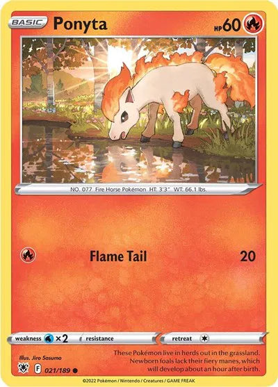 Ponyta 021/189 · Normal (Astral Radiance)