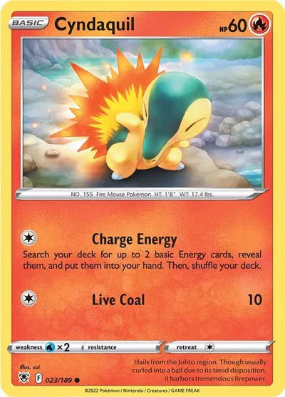 Cyndaquil 023/189 · Normal (Astral Radiance)