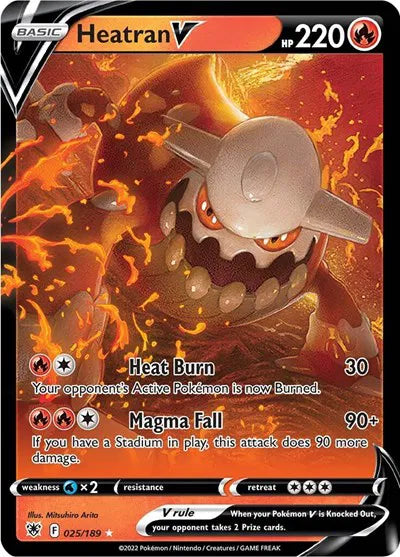 Heatran V Astral Radiance Ultra Rare 025/189