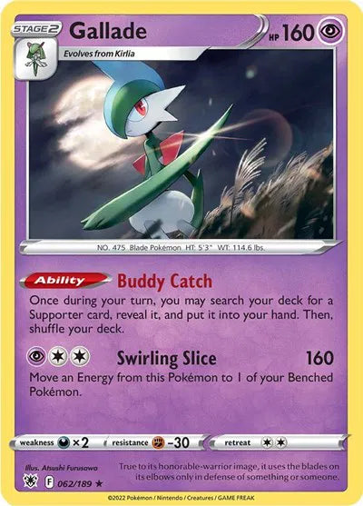 Gallade 062/189 · Holofoil (Astral Radiance)