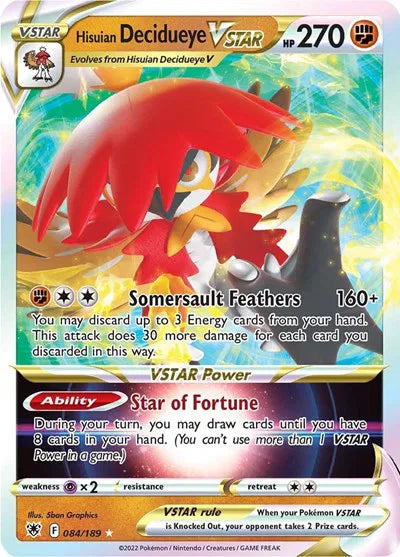 Hisuian Decidueye VSTAR - 084/189