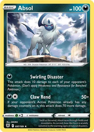 Absol 097/189 · Holofoil (Astral Radiance)