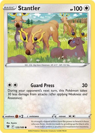 Stantler 125/189 · Normal (Astral Radiance)