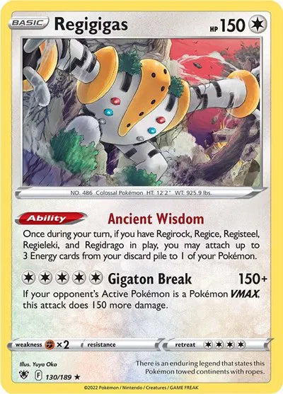 Regigigas 130/189 · Reverse Holofoil (Astral Radiance)