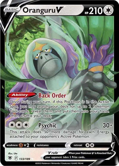 Oranguru V 133/189 · Holofoil (Astral Radiance)