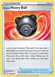 Hisuian Heavy Ball 146/189 · Reverse Holofoil (Astral Radiance)