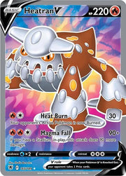 Heatran V (Full Art) Astral Radiance Ultra Rare • 165/189 Holofoil