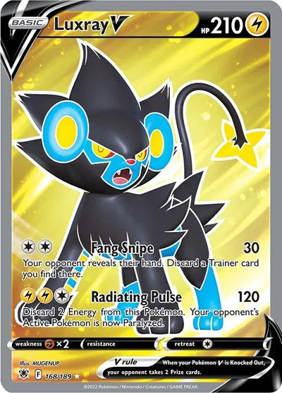 Luxray V (Full Art) 168/189 (Astral Radiance) by  Mugenup