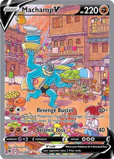 Machamp V (Alternate Full Art) 172/189 (Astral Radiance)