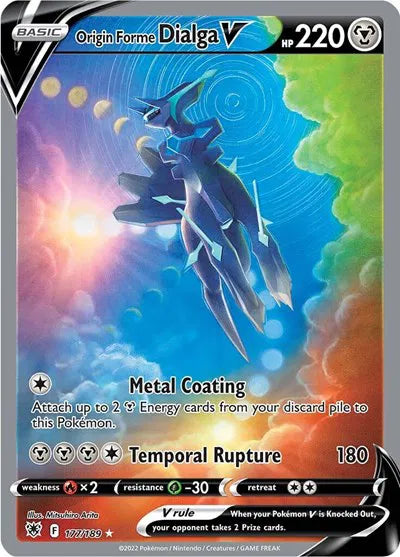 Origin Forme Dialga V (Alternate Full Art) 177/189 (Astral Radiance)