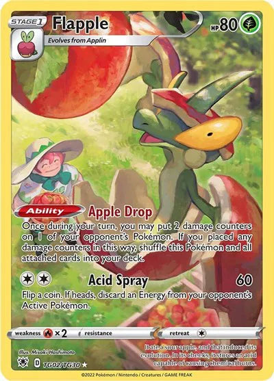 Flapple TG02/TG30 · Holofoil (Astral Radiance Trainer Gallery)