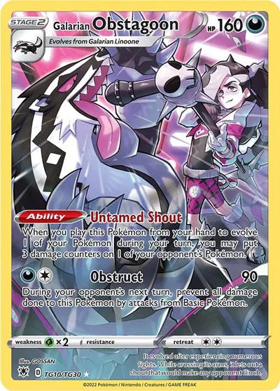 Galarian Obstagoon TG10/TG30 (Astral Radiance Trainer Gallery)