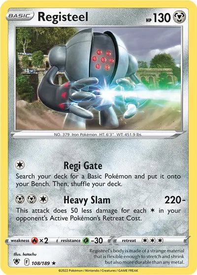 Registeel 108/189 (Astral Radiance)